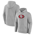 SF.49ers ## 49ers Blank Player Gray LOGO Pullover Hoodies Home Game Edoa Stitched Jerseys