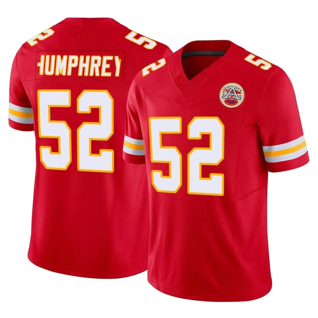 KC.Chiefs #52 Creed Humphrey Player Red Limited Vapor F.U.S.E. Home Game Edoa Stitched Jerseys