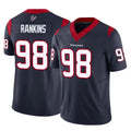 H.Texans #98 Sheldon Rankins Player Navy Limited Vapor F.U.S.E. Home Game Edoa Stitched Jerseys