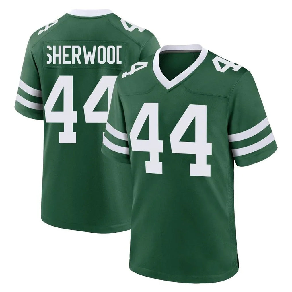 NY.Jets #44 Jamien Sherwood Player Green Legacy Home Game Edoa Stitched Jerseys