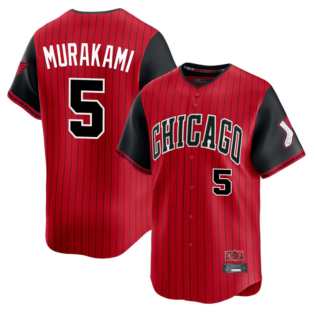 C.White Sox #5 Munetaka Murakami Player Red City Connect Limited Home Edoa Stitched Jerseys