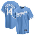 KC.Royals #14 Jac Caglianone Player Light Blue Home Game Edoa Stitched Jerseys