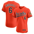 B.Orioles #6 Ryan Mountcastle Player Orange Limited Elite Home Game Edoa Stitched Jerseys