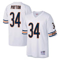 C.Bears #34 Walter Payton Player White 1985 Walter Payton Mitchell & Ness Throwback Retired Edoa Stitched Jerseys