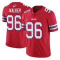 B.Bills #96 Deone Walker Player Red Vapor Untouchable Limited Edoa Stitched Jerseys