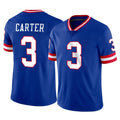 NY.Giants #3 Abdul Carter Player Royal Classic Vapor Home Game Edoa Stitched Jerseys