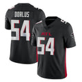 A.Falcons #54 Brandon Dorlus Player Black Vapor Untouchable Limited Home Game Edoa Stitched Jerseys