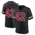 A.Cardinals #42 Dadrion Taylor-Demerson Player Black Home Game Edoa Stitched Jerseys