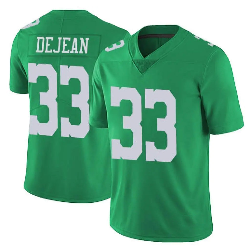 P.Eagles #33 Cooper DeJean Player Green Limited Vapor Untouchable Home Game Edoa Stitched Jerseys