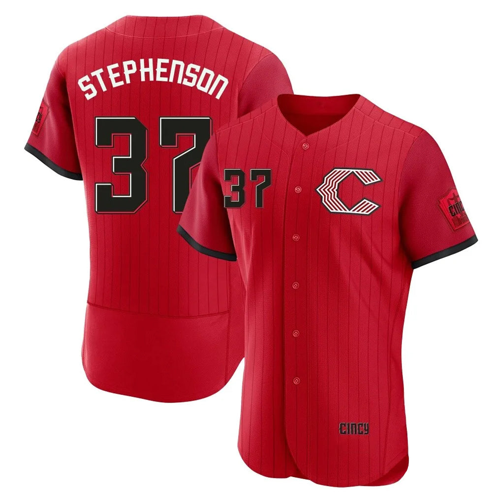 C.Reds #37 Tyler Stephenson Player Red 2026 City Connect Limited Elite Home Edoa Stitched Jerseys