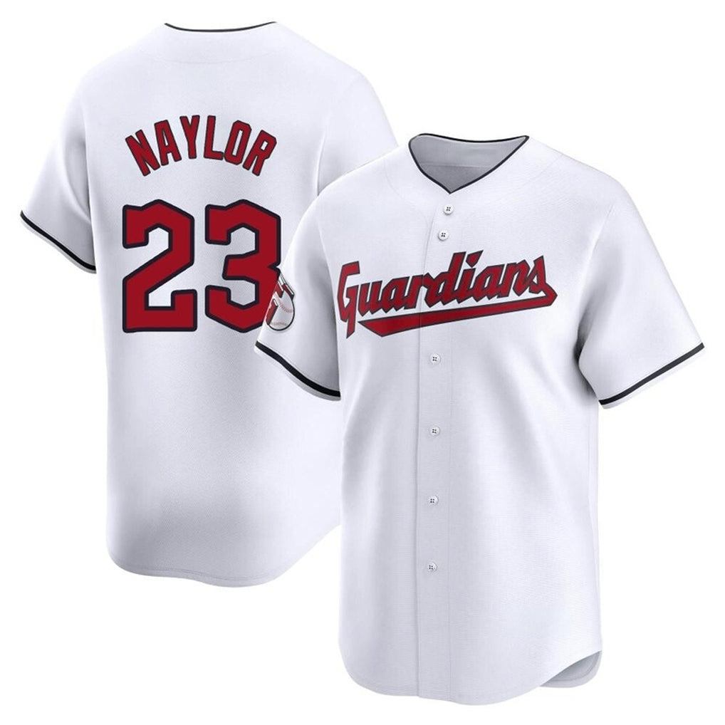C.Guardians #23 Bo Naylor Player White Limited Home Edoa Stitched Jerseys