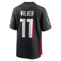 A.Falcons #11 Jalon Walker Player Black Home Game Edoa Stitched Jerseys
