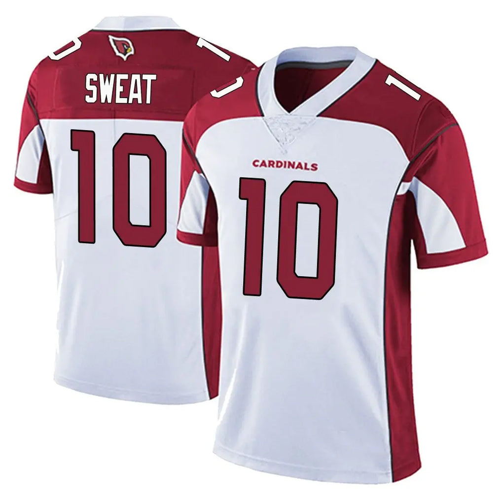 A.Cardinals #10 Josh Sweat Player White Vapor Limited Home Game Edoa Stitched Jerseys