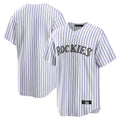 C.Rockies ## Rockies Blank Player White Game Home Edoa Stitched Jerseys