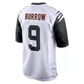 C.Bengals #9 Joe Burrow Player White Alternate Home Game Edoa Stitched Jerseys
