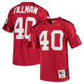 A.Cardinals #40 Pat Tillman Player Red Mitchell & Ness Cardinal Legacy Replica Edoa Stitched Jerseys