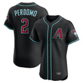 A.Diamondbacks #2 Geraldo Perdomo Player Black Limited Elite Home Game Edoa Stitched Jerseys