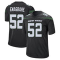 NY.Jets #52 Kingsley Enagbare Player Stealth Black Home Game Edoa Stitched Jerseys