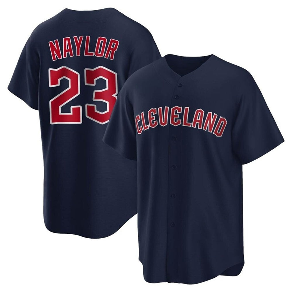 C.Guardians #23 Bo Naylor Player Navy Game Home Edoa Stitched Jerseys