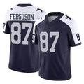 D.Cowboys #87 Jake Ferguson Player Navy-White Limited Alternate Vapor F.U.S.E. Home Game Edoa Stitched Jerseys