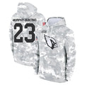 A.Cardinals #23 Sean Murphy-Bunting Player Camo Salute to Service Hoodies Edoa Stitched Jerseys