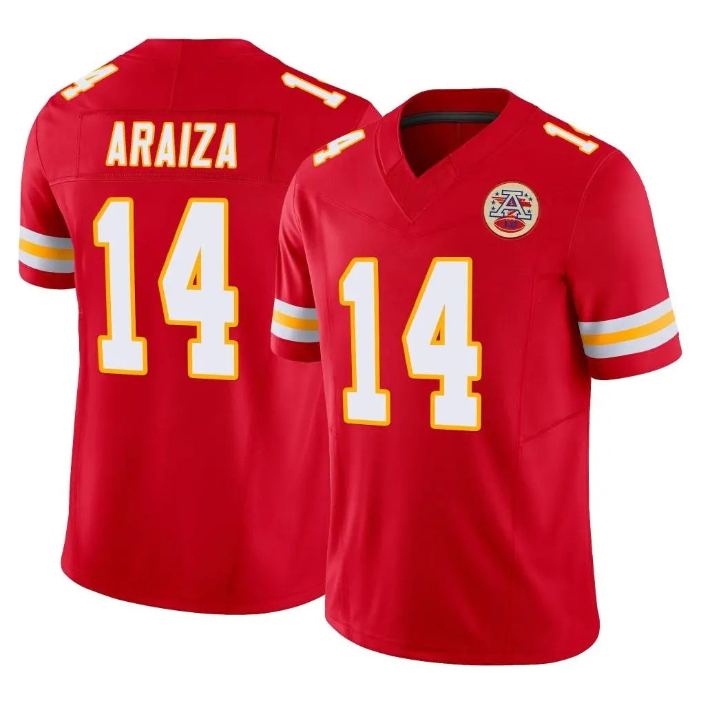 KC.Chiefs #14 Matt Araiza Player Red Limited Vapor F.U.S.E. Home Game Edoa Stitched Jerseys