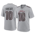 A.Cardinals #10 Josh Sweat Player Gray Atmosphere Fashion Home Game Edoa Stitched Jerseys