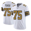 NO.Saints #75 Taliese Fuaga Player White Limited Color Rush Home Game Edoa Stitched Jerseys
