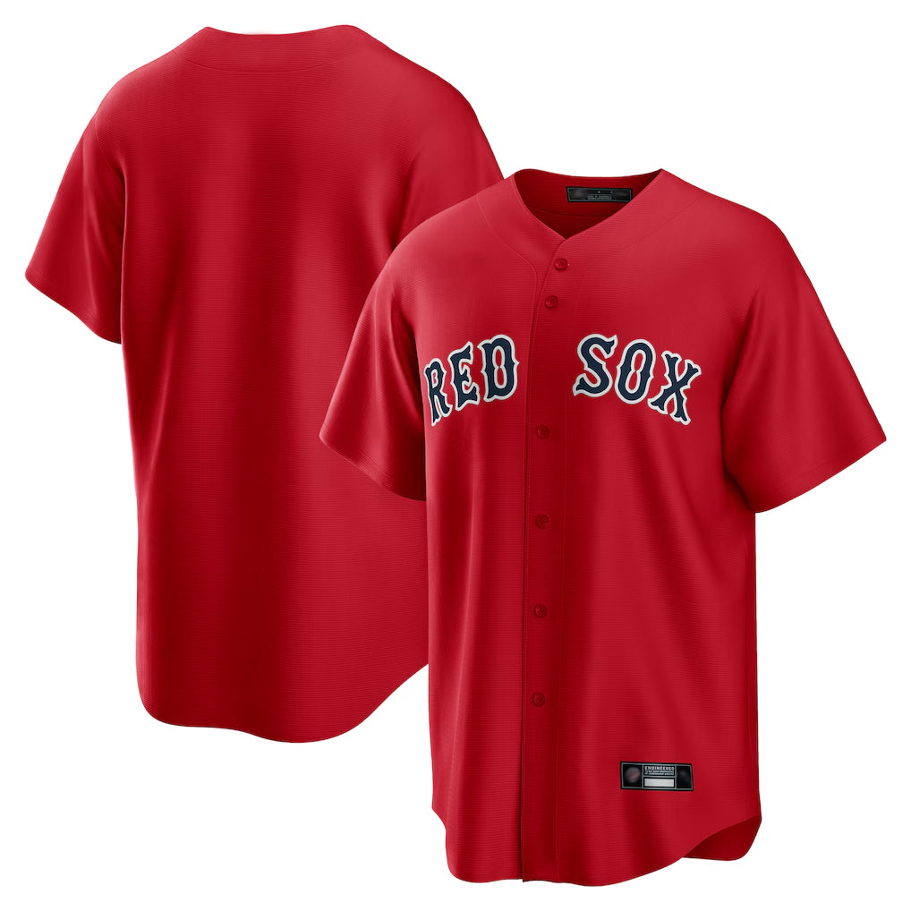 B.Red Sox ## Red Sox Blank Player Red Home Game Edoa Stitched Jerseys