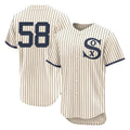 C.White Sox #58 Seranthony Dom¨ªnguez Player Cream Field of Dreams Limited Elite Home Edoa Stitched Jerseys