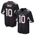 A.Cardinals #10 Josh Sweat Player Black Home Game Edoa Stitched Jerseys