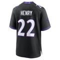 B.Ravens #22 Derrick Henry Player Black Home Game Edoa Stitched Jerseys