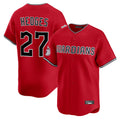 C.Guardians #27 Austin Hedges Player Red Limited Home Edoa Stitched Jerseys