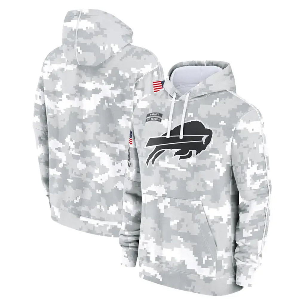 B.Bills ## Bills Blank Player Arctic Camo Salute to Service Hoodies Edoa Stitched Jerseys