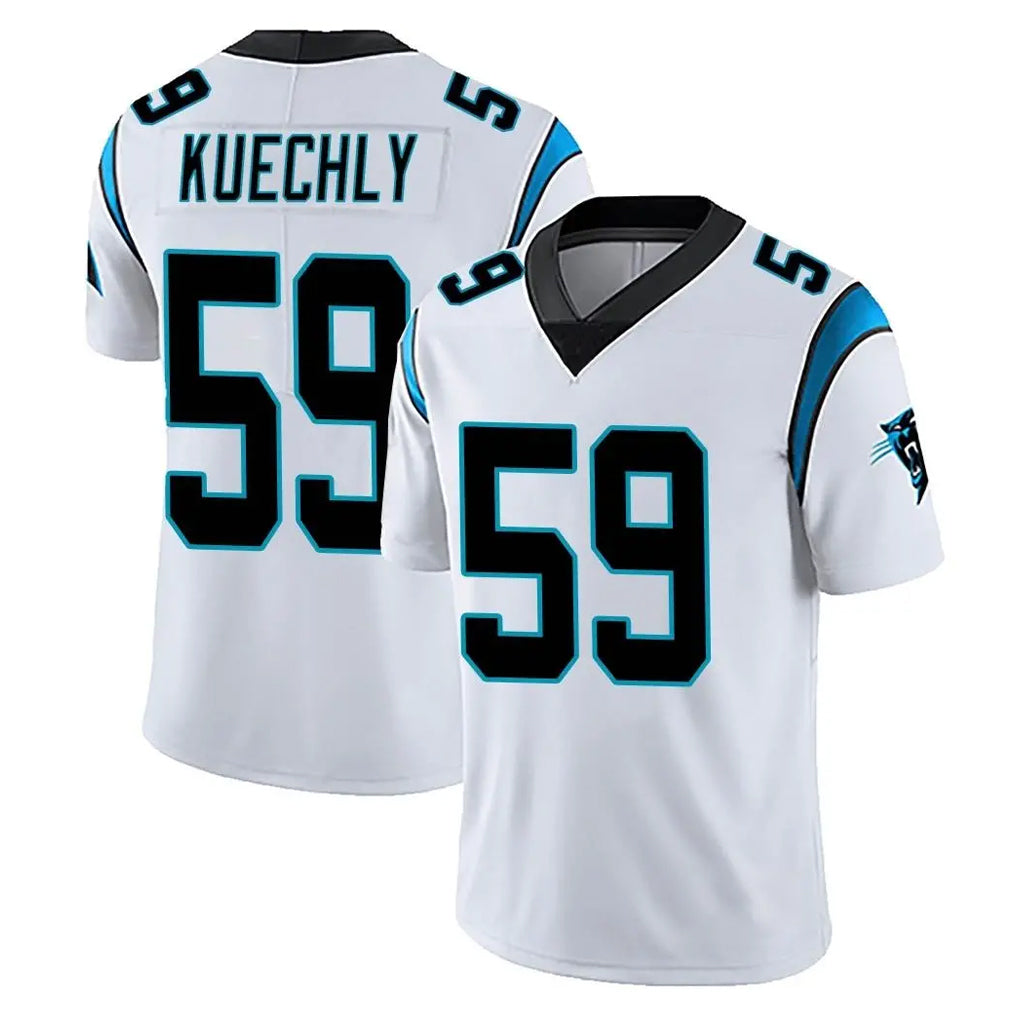 C.Panthers #59 Luke Kuechly Player White Vapor Untouchable Limited Game Edoa Stitched Jerseys