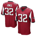 A.Falcons #32 Cash Jones Player Red Color Vapor Home Game Edoa Stitched Jerseys