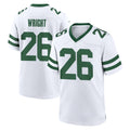 NY.Jets #26 Nahshon Wright Player White Legacy Home Game Edoa Stitched Jerseys