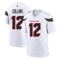 H.Texans #12 Nico Collins Player White Home Game Edoa Stitched Jerseys