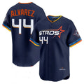 H.Astros #44 Yordan Alvarez Player Navy City Connect Limited Home Edoa Stitched Jerseys