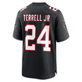 A.Falcons #24 A.J. Terrell Jr. Player Black Alternate Home Game Edoa Stitched Jerseys