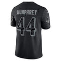 B.Ravens #44 Marlon Humphrey Player Black RFLCTV Limited Edoa Stitched Jerseys