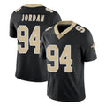 NO.Saints #94 Cameron Jordan Player Black Limited Vapor Untouchable Home Game Edoa Stitched Jerseys