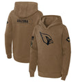 A.Cardinals ## Cardinals Blank Player Brown Salute To Service Limited Hoodies Edoa Stitched Jerseys