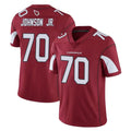A.Cardinals #70 Paris Johnson Jr. Player Cardinal Vapor Limited Home Game  Edoa Stitched Jerseys