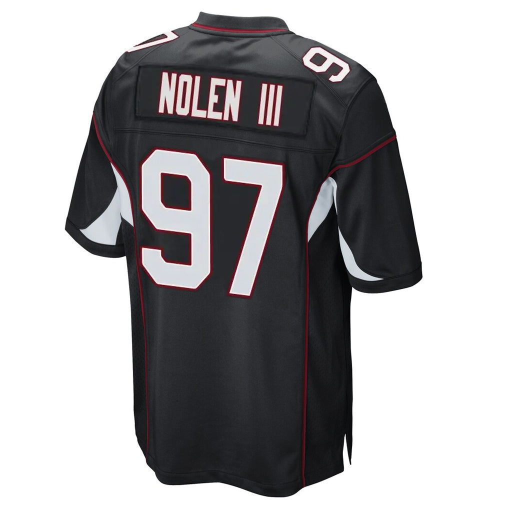 A.Cardinals #97 Walter Nolen III Player Black Home Game Edoa Stitched Jerseys