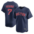 B.Red Sox #7 Masataka Yoshida Player Navy Limited Home Game Edoa Stitched Jerseys