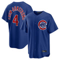 C.Cubs #4 Pete Crow-Armstrong Player Royal Home Game Edoa Stitched Jerseys