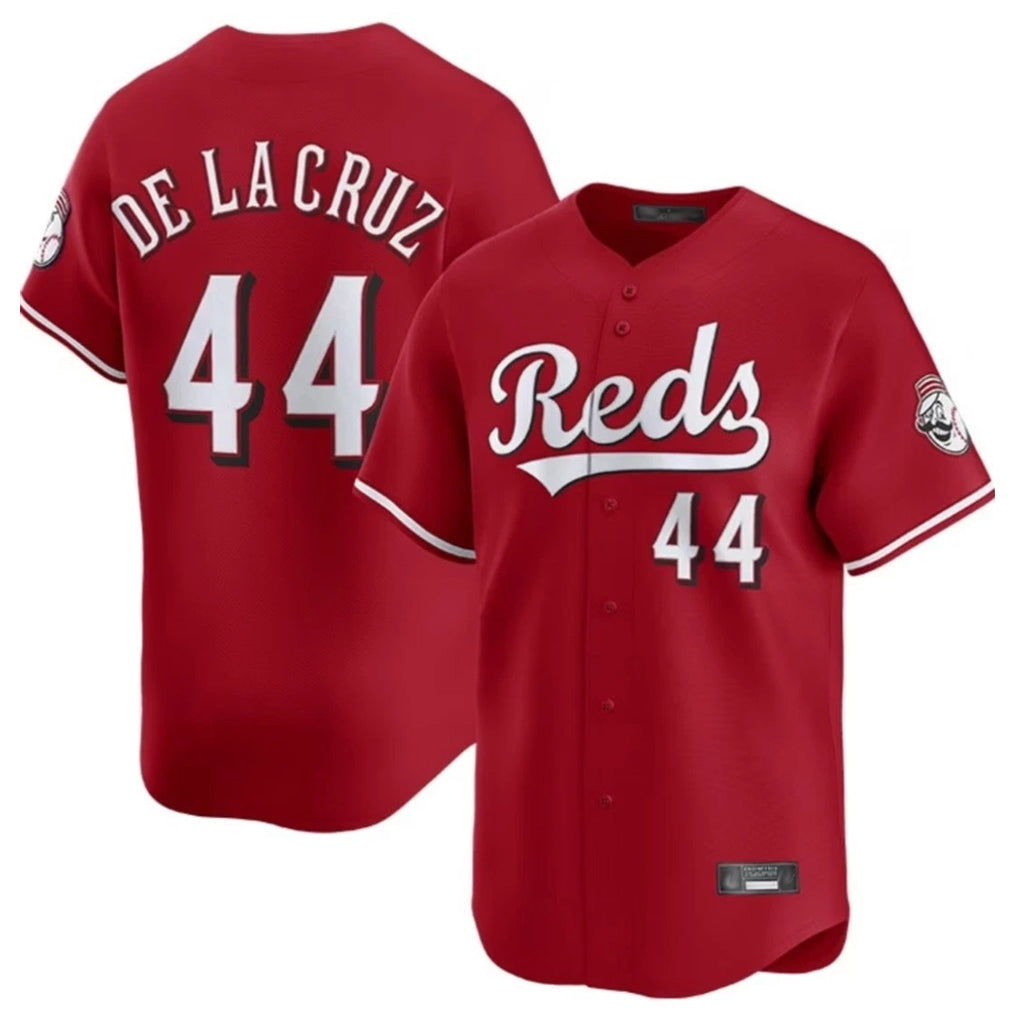 C.Reds #44 Elly De La Cruz Player Red Home Limited Edoa Stitched Jerseys