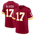 W.Commanders #17 Terry Mclaurin Player Burgundy Game Home Edoa Stitched Jerseys