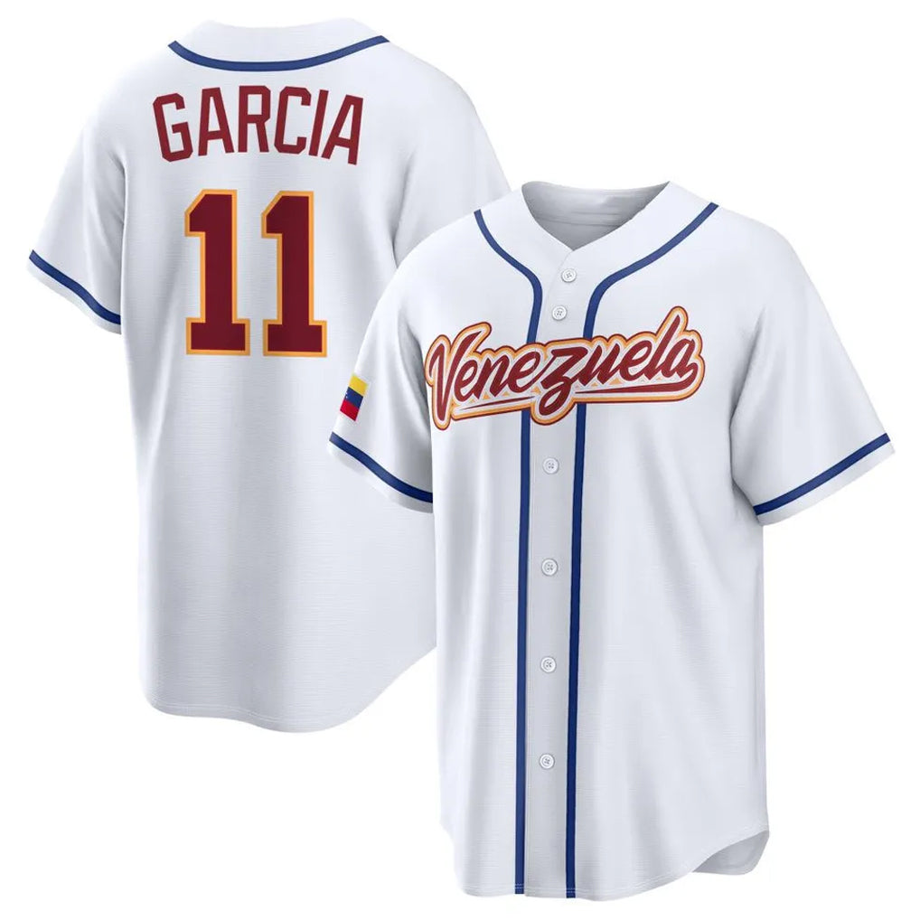 KC.Royals #11 Maikel Garcia Player White 2026 World Classic Home Edoa Stitched Jerseys